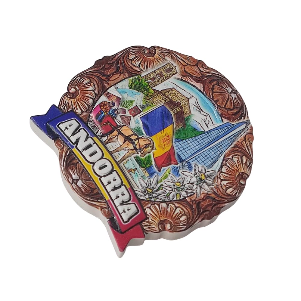 Statue di Andorra Boy europeoTourist Souvenir Adesivi magnetici per frigorifero Collezione creativa Decorazione Idea regalo fatta a mano