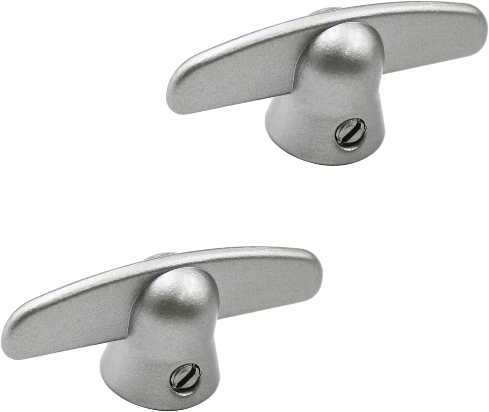 for Pella Window T-Crank, T-Crank Window Handle, 3/8" Spline Size (2 Pack) (Matte Grey)