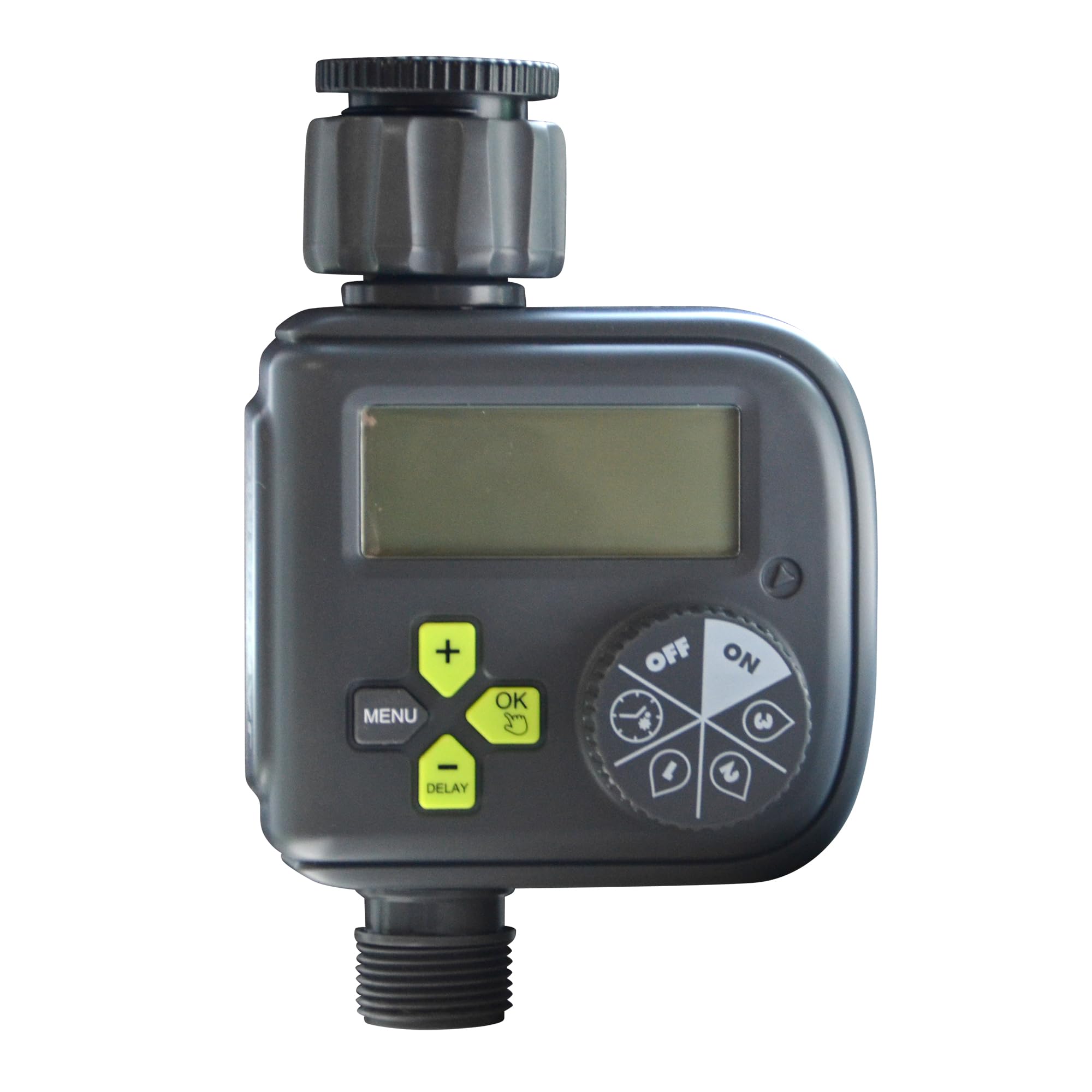 Jardibric - Programmateur Arrosage Digital 36 Programmes - Minuteur Arrosage Automatique avec Rain Delay Débit 1320 L/h
