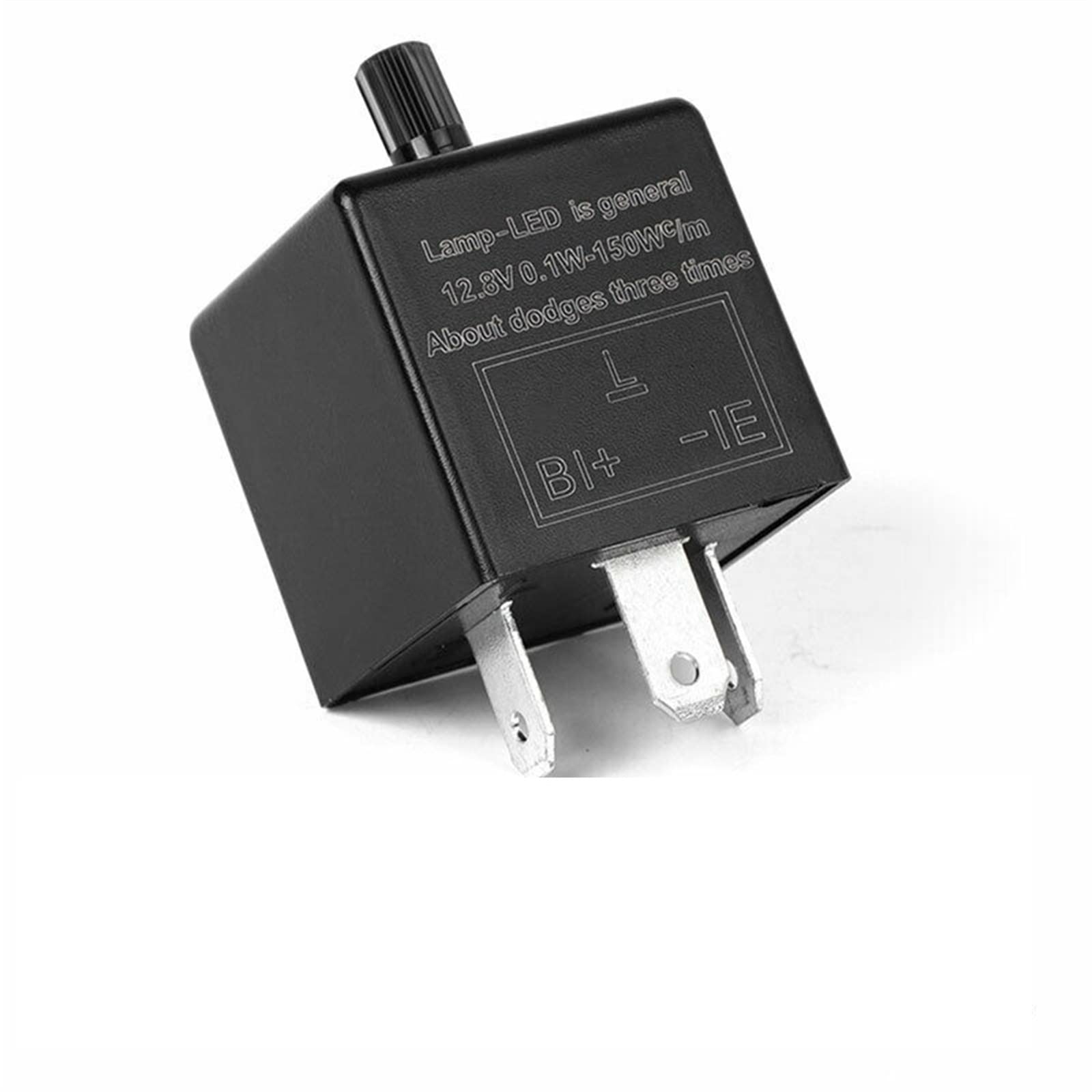 CSKWLLNBC 12V LED Flasher Relay 3-Pin Adjustable Motorcycle Turn Signal Indicator Blinker Light Accessories