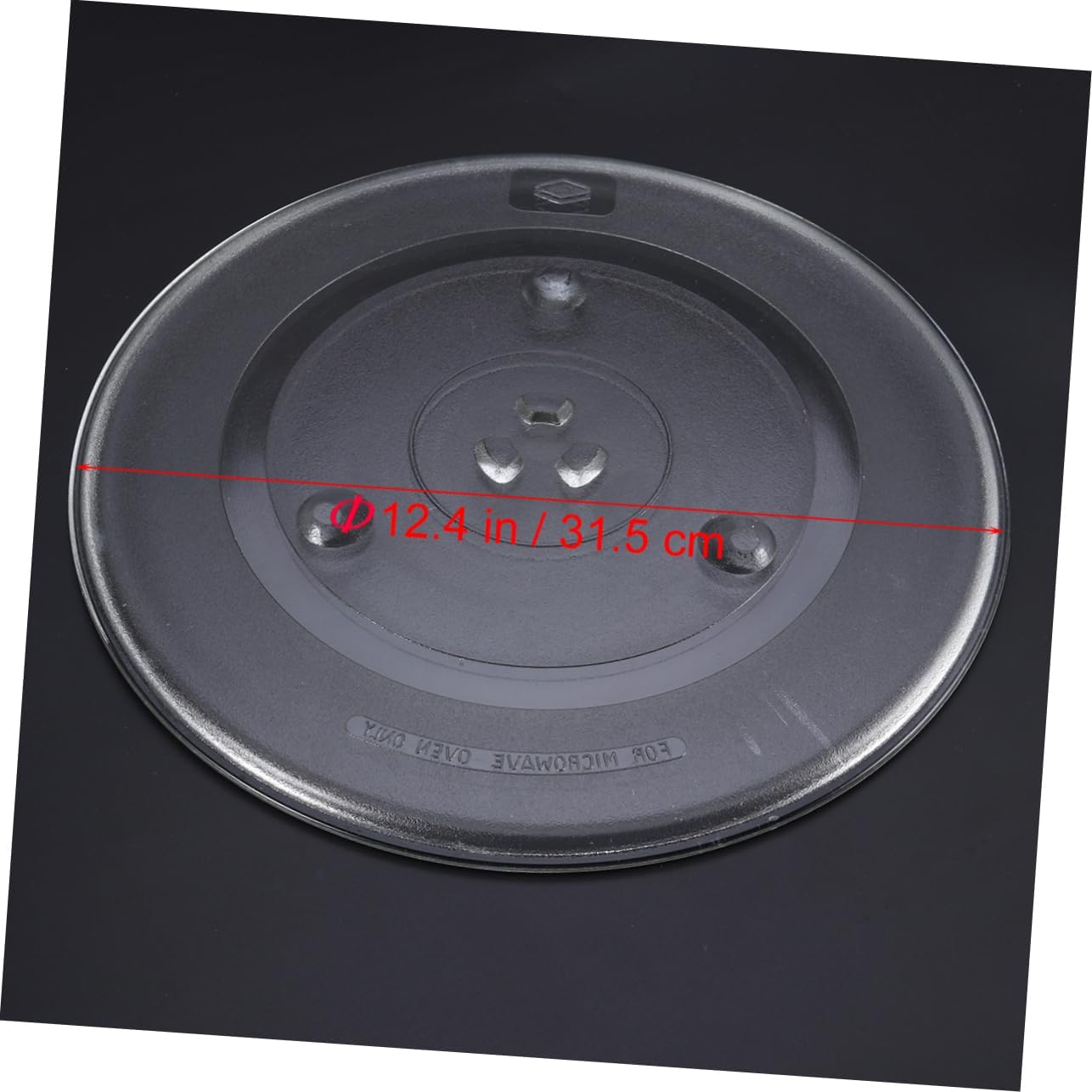 Replacement Microwave Glass Turntable Tray Compatible Y Type Plate for Microwaves Easy to Clean Design