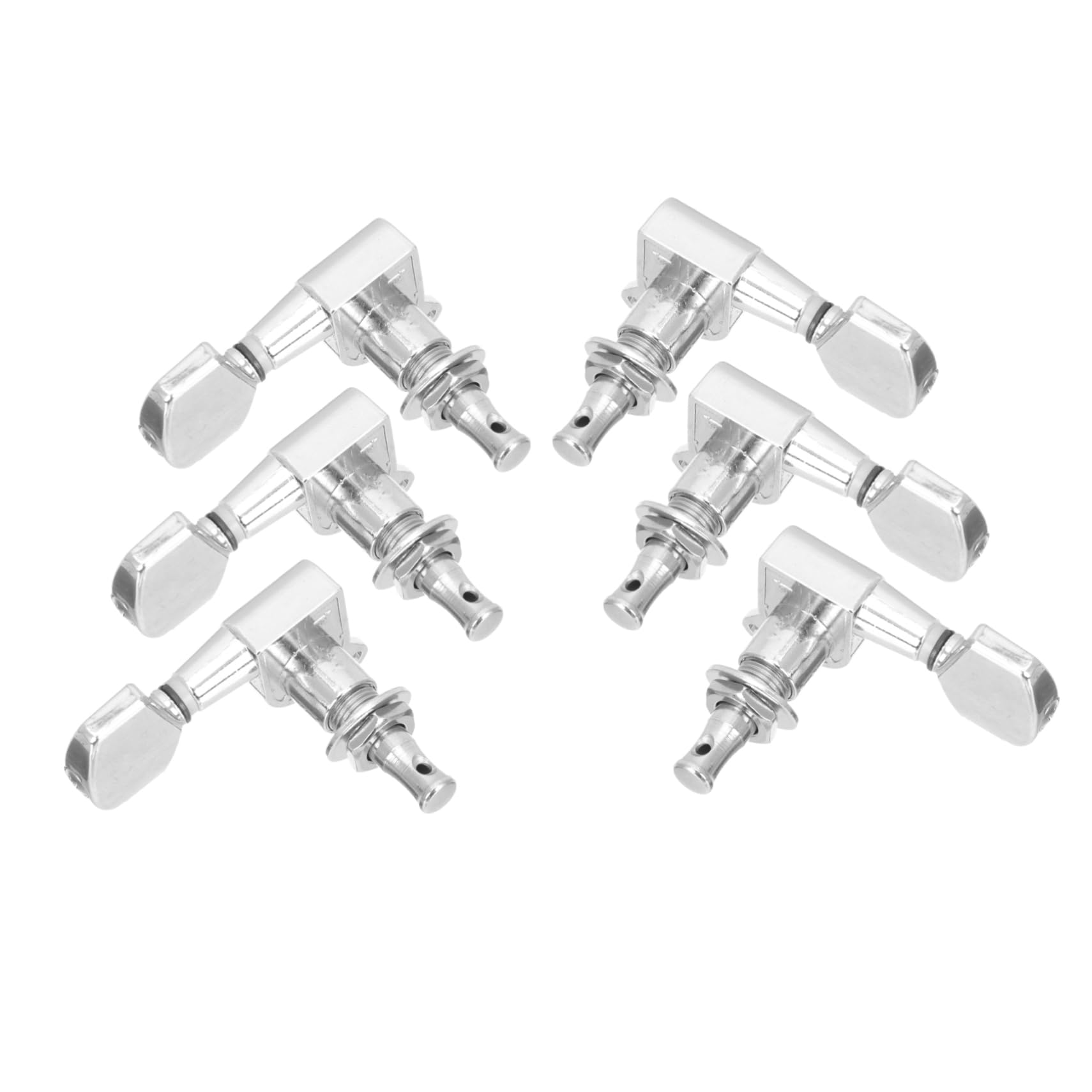 BESPORTBLE 6Pcs Guitar Tuning Pegs Durable Guitar Accessories with Classic Design for Acoustic and Electric Guitars Easy to Install Guitar Head Knobs Finish
