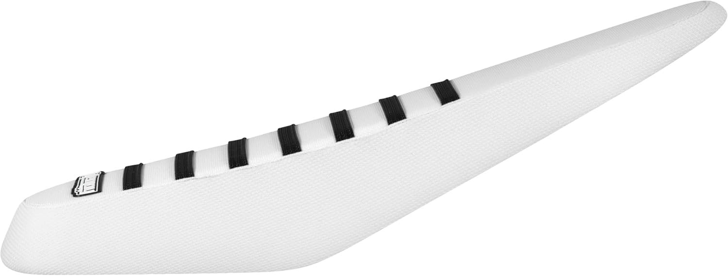 Enjoy Mfg Seat Cover - Compatible with ZOOZ UU750 UU1100 UF1200 E-Bike Black w/Ribs #391 (ONE Color/Black Rib) (All White/Black Ribs)