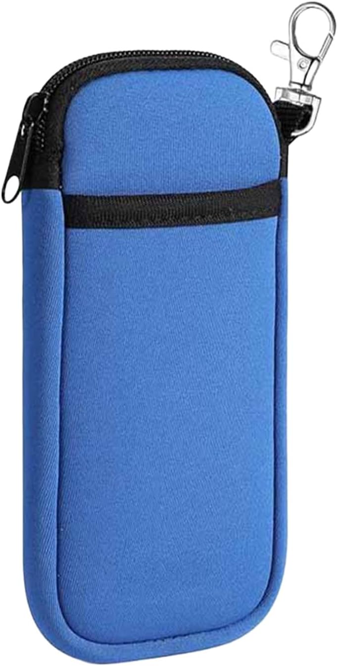 Portable Zippered Phone Organizer Bag with Multi-Layer Pockets for Mobile Devices, Scratch Resistant Travel Essentials Portable Zippered Phone Pouch