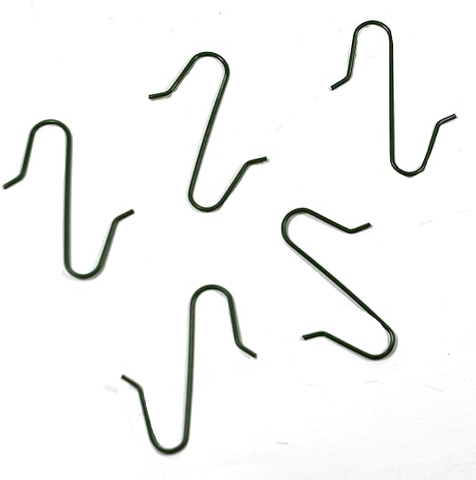 Old World Christmas Box of 100 Green Ornament Hangers 1441 Decoration Hooks