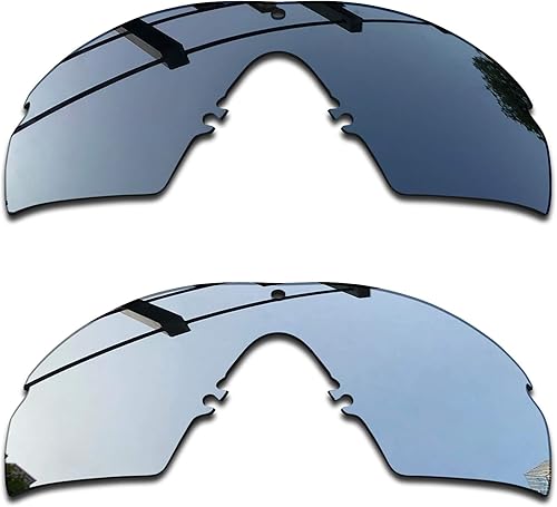 Lentes de repuesto de espejo polarizado prémium y kit de goma para gafas de sol Oakley Si Ballistic M Frame 2.0