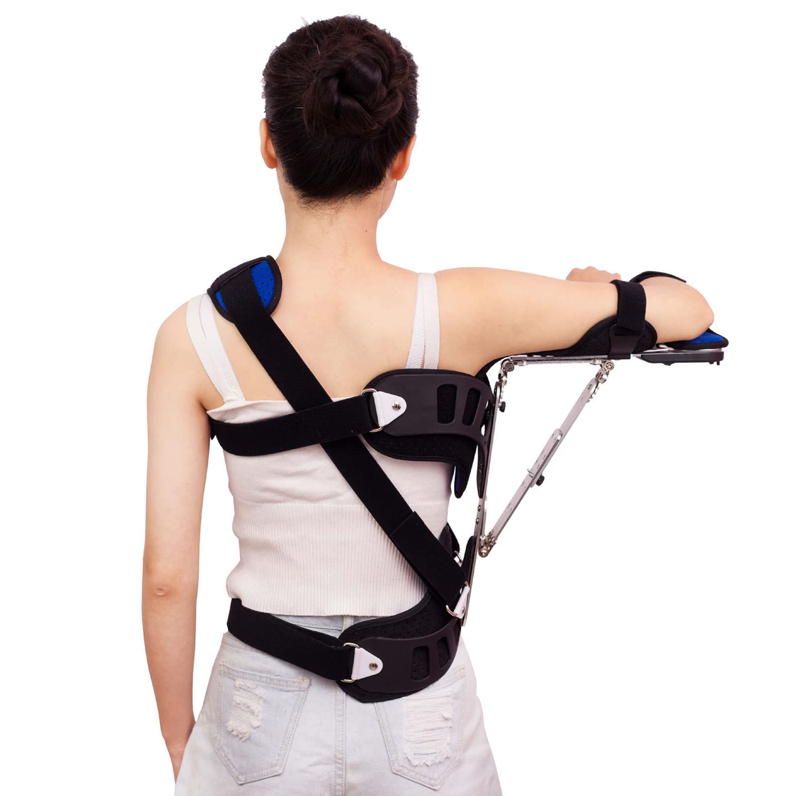 Ortesis de dislocación de Fractura de húmero, ortesis de fijación postoperatoria para Lesiones de húmero, Soporte de rehabilitación postoperatoria y ortesis de fijación para la articulación