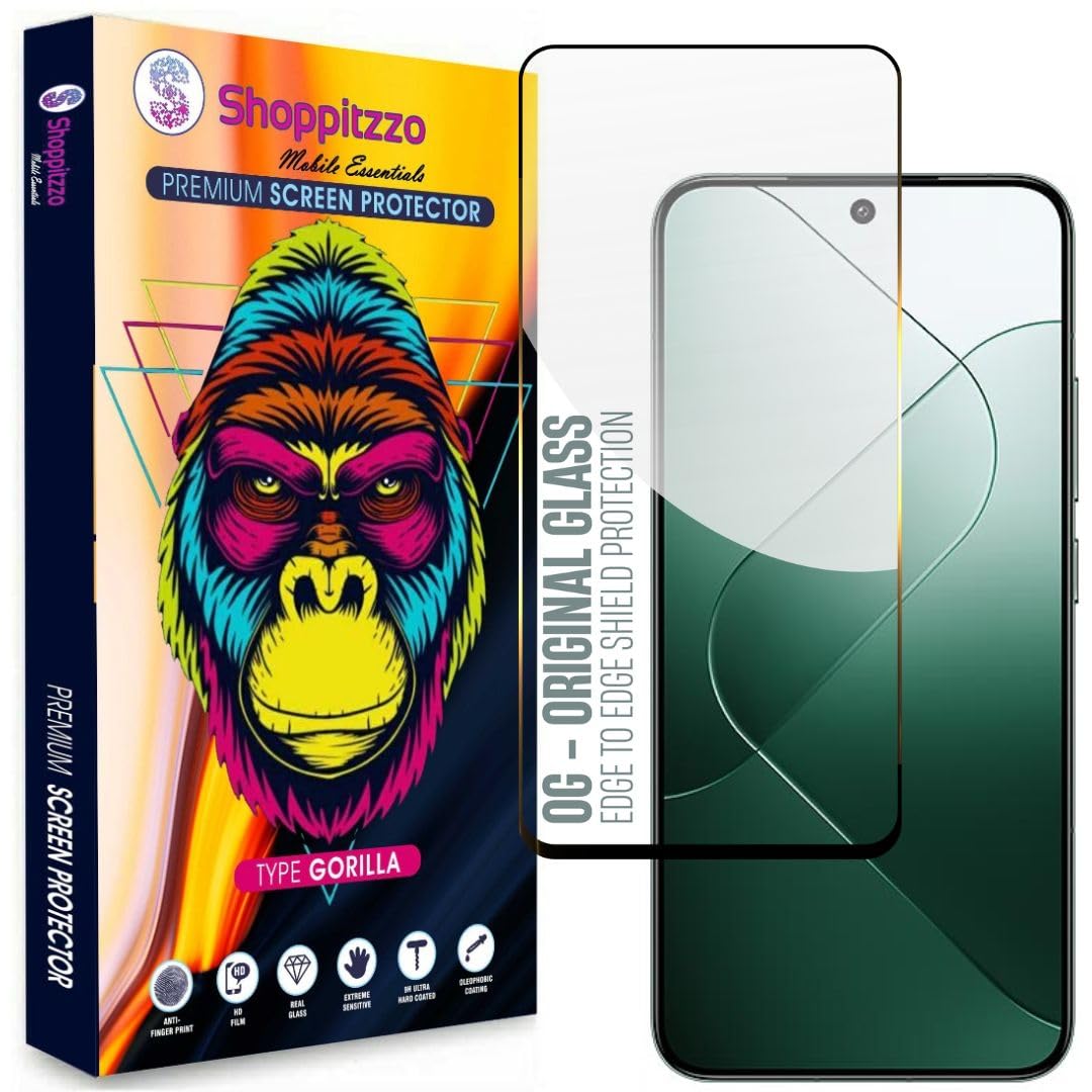 Shoppitzzo/Xiaomi 14 5G (6.36 Inch)**DuraGlass**Millitary Grade-Anti Explosion-Tempered Glass/Full Screen Coverage-Edge to Edge/9H Hardness/With Easy Installation Kit(Pack of 1) (B09BYWHXWG) Amazon Price History, Amazon Price Tracker
