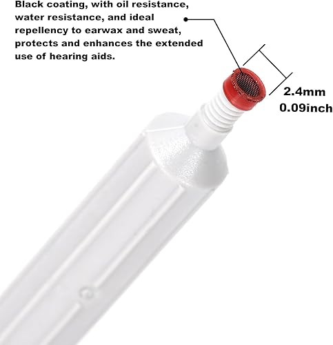 Miniatura 4 de 16 protectores de cera para audífonos HF4 Pro Protection (Azul - Oído izquierdo) 0.094 in con manual de instrucciones compatible con Siemens,