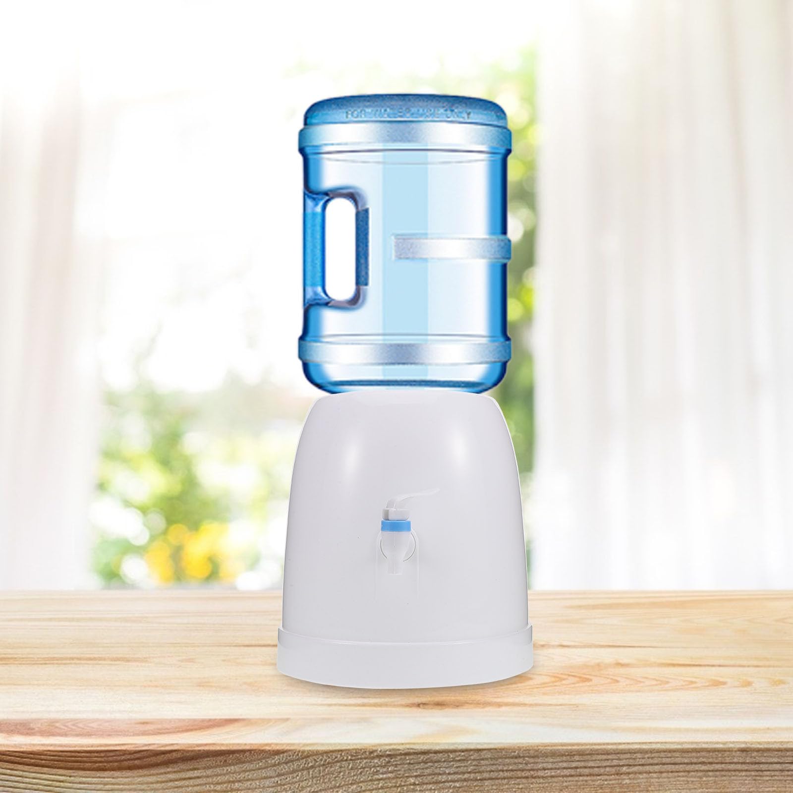 Dispensador de Agua Plástico Reutilizable Mini Grifo de Escritorio Blanco
