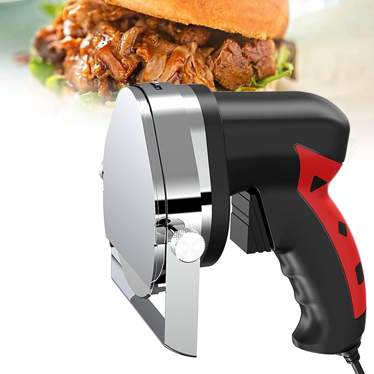 Kebab Slicer Cutter, Handheld Wireless Electric Kebab, Professional Electric Kebab Knife for Lamb, Pork, and Chicken, Blade is Easy to Disassemble and Assemble, Easy to Clean, 80w