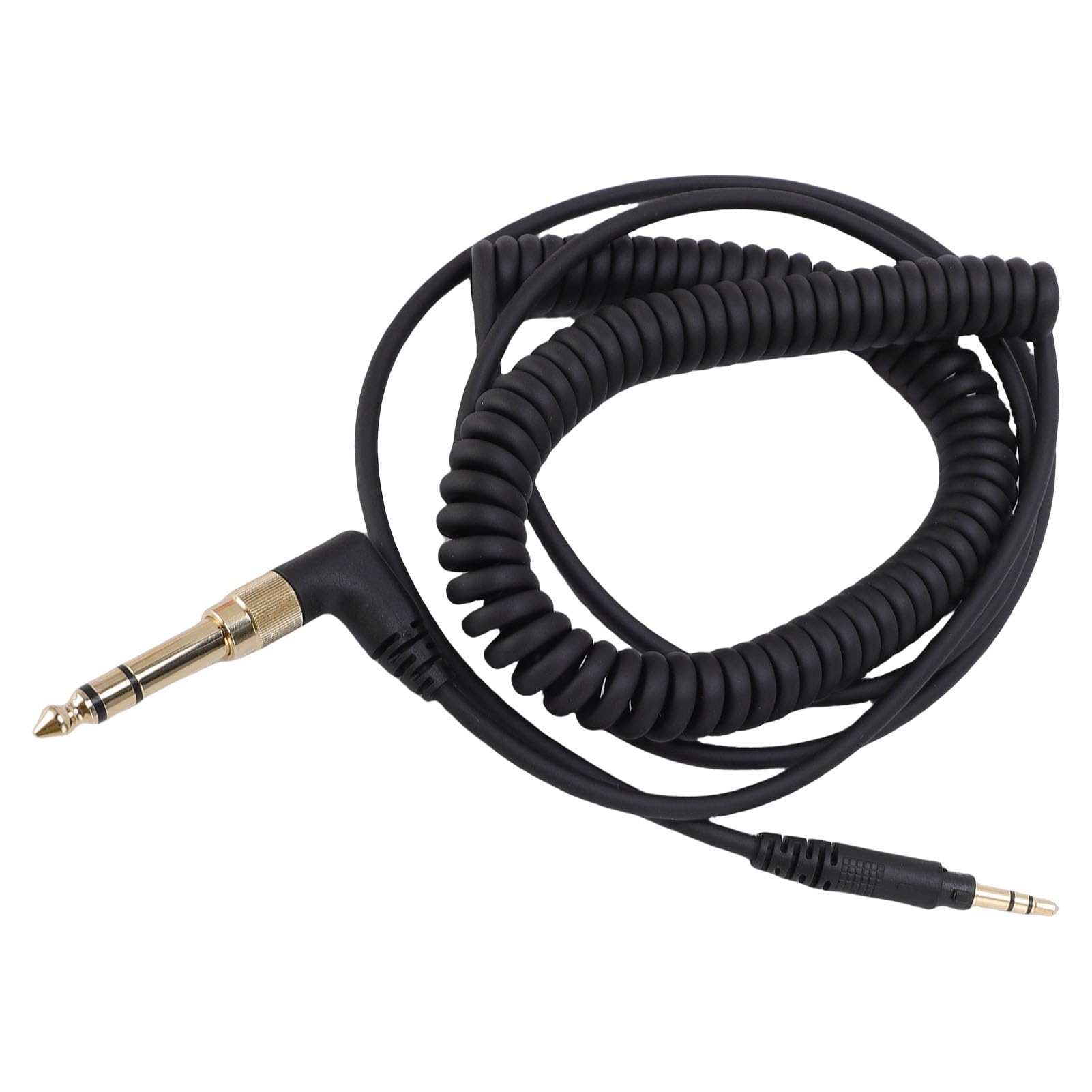 Spr??ynowy Kabel D?wi?kowy do S?uchawek headphone cable eah dj1200 Przed?u?any Przewód Spiralny z Mechanizmem Blokuj?cym i Poz?acanymi Z??czami, do Klinkenkabel