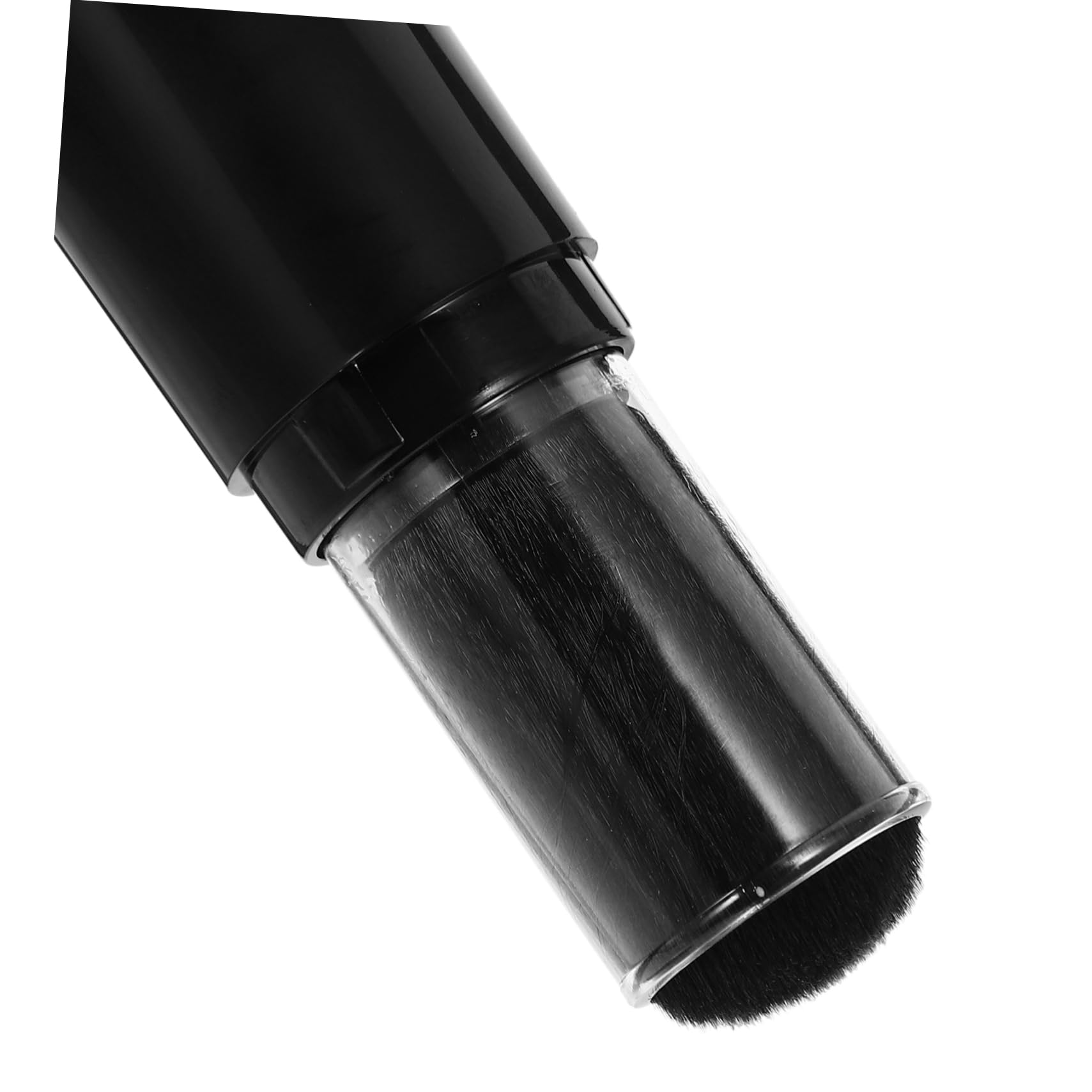 DECOMELODY Refillable Powder Brush with Bottle Versatile Blush Makeup Brush for Easy Application Travel Friendly Design for Nail Cosmetic Use Comfortable Grip