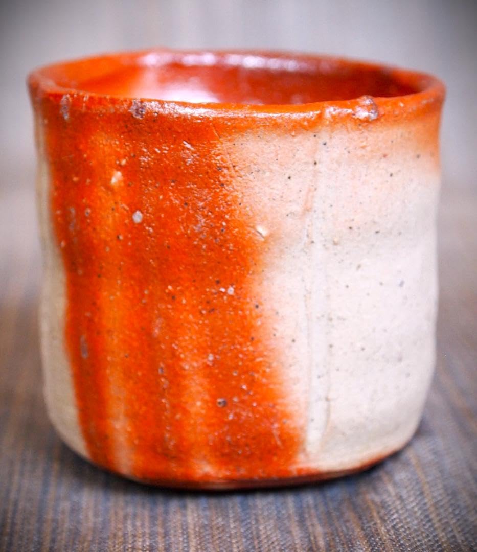 人気作家★中村和樹【師：中村真・中村六郎】★備前【緋襷】ぐいのみ★共箱・布 Amazon.co.jp: 人気作家中村和樹師 中村真中村六郎備前緋襷四方