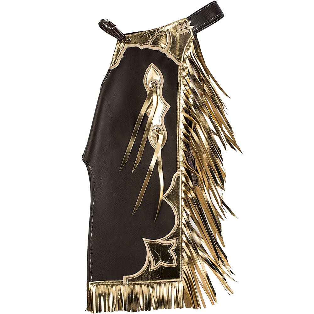 SADDLE BARN Tack Junior/Youth Rodeo Chap Purple/Cre/Blk Large