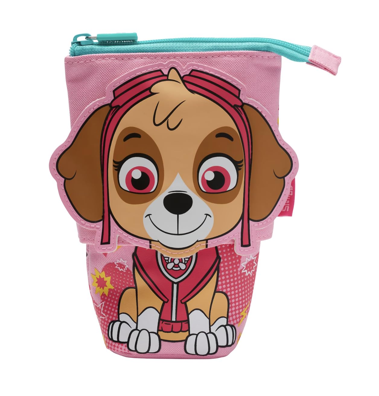Toys Uncle Plastic Smiggle Pencil Case/Pouch For Kids (Paw Patrol Pink Pouch)
