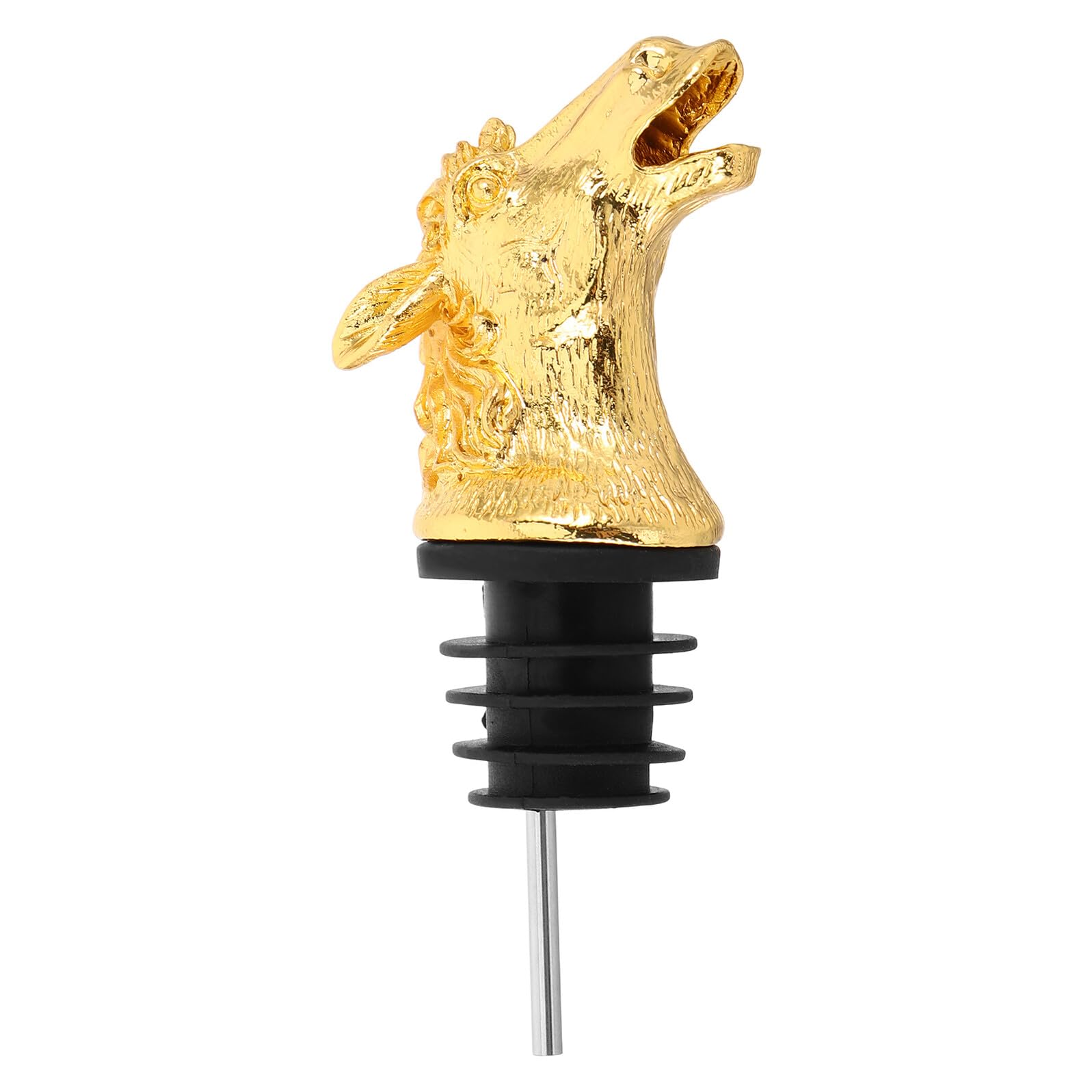 Tapón y vertedor antigoteo SHINEOFI de silicona apta para alimentos que conserva tu vino.