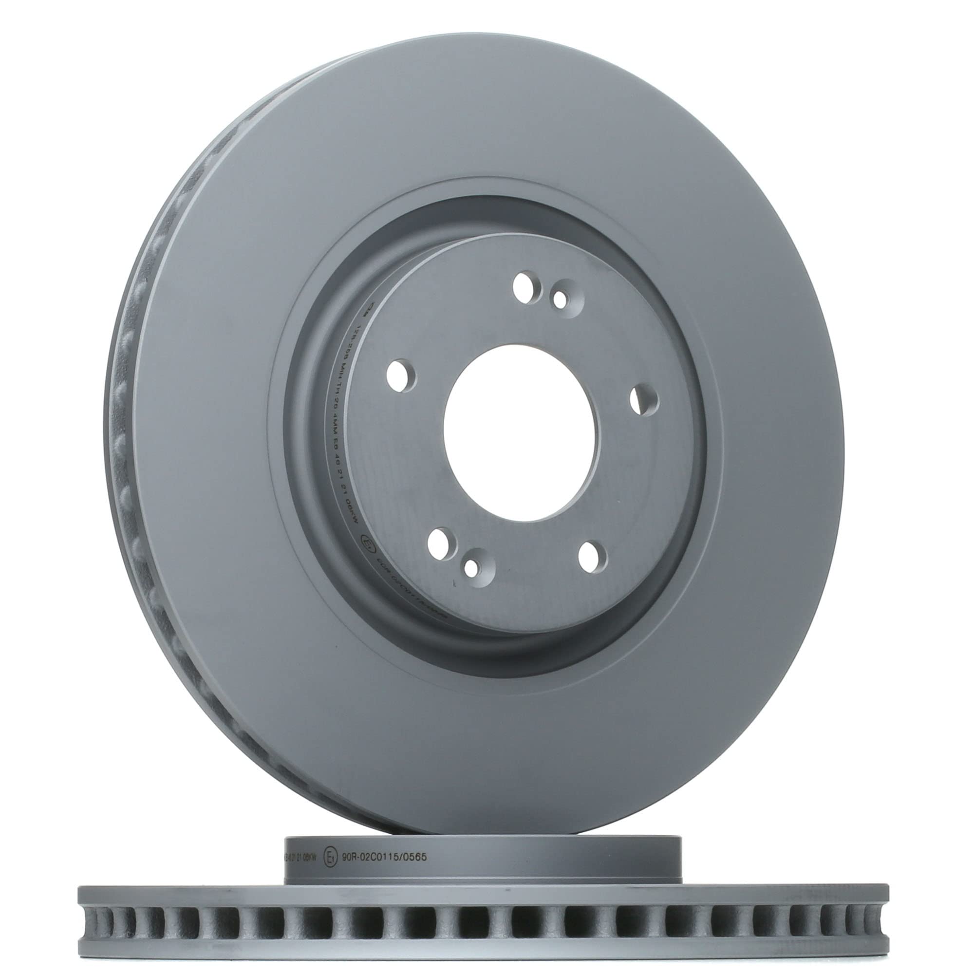 2x ATE Disco de freno 24.0128-0258.1 para HYUNDAI i40 CW (VF)