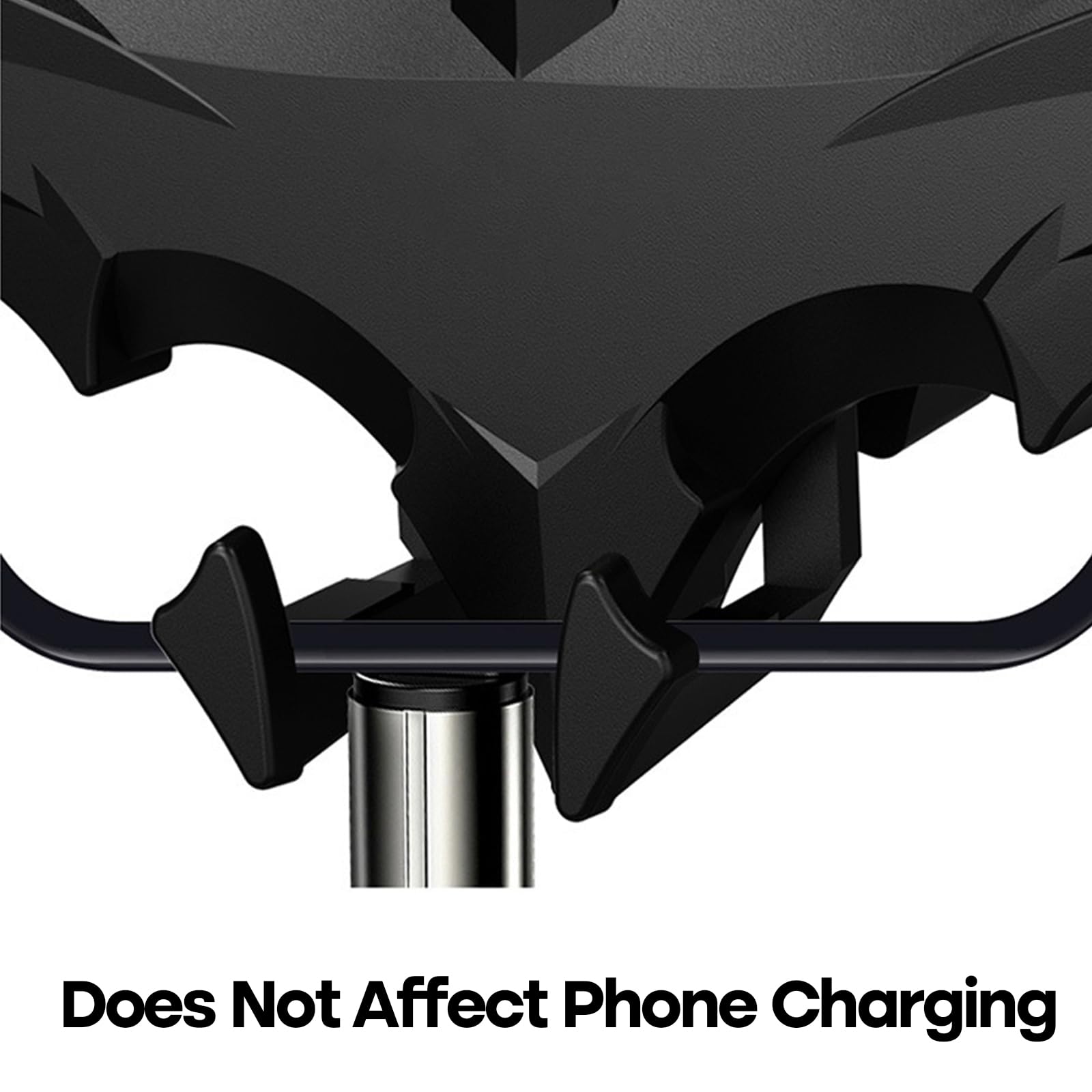 Supporto Telefono Auto Batwings Mount: Supporto A Gravità Unico, Aggancio Universale Per Prese D'aria/cruscotto/parabrezza - Regalo Originale Per Uomo - 2