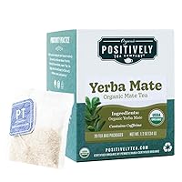 Vista 1 de Organic Positively Tea Company, bolsas de té de yerba mate (sin ahumar), 20