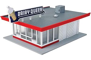 Micro-Mark Cornerstone Vintage Dairy Queen® Structure Kit for Master Model Railroaders