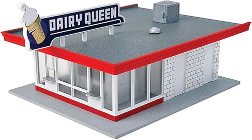 Walthers Cornerstone HO Scale Model Vintage Dairy Queen Kit de 5-116 x 3-12 x 2-38 pulgadas 50 x 24in