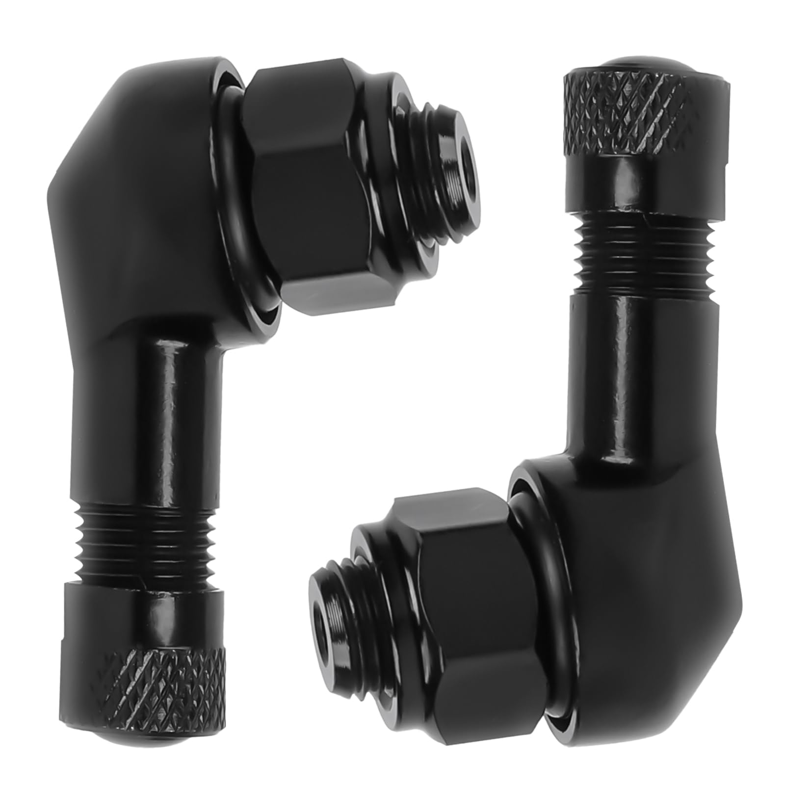 Amazon.com: ST shengtuo Black Aluminum 90 Degree CNC Motorcycle