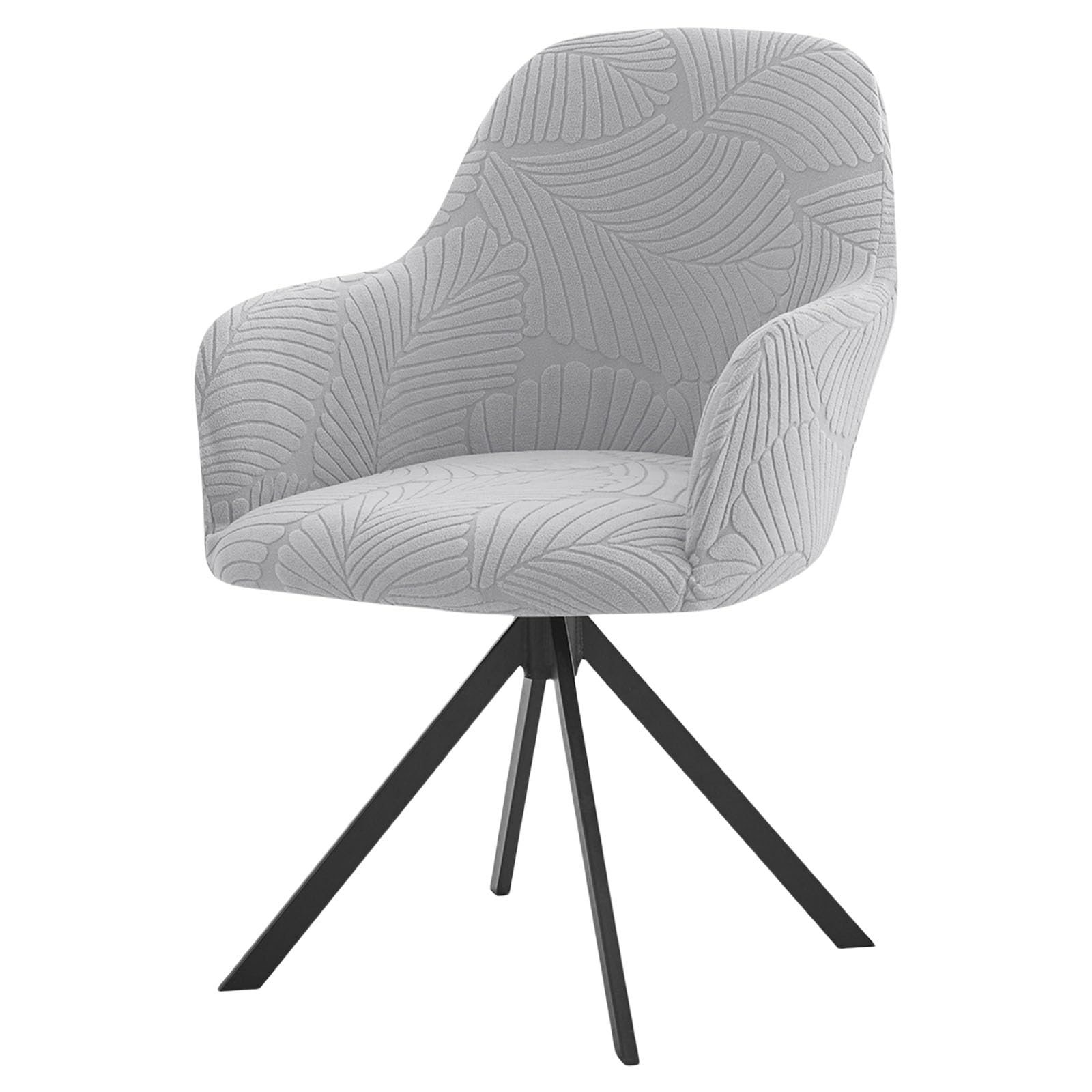 Kalttoy Dining Room Chair Slipcovers Stretchable Liquid Resistant Jacquards Fabric Seat Covers Easy to Clean Home Decoration Adjustable Chair Covers