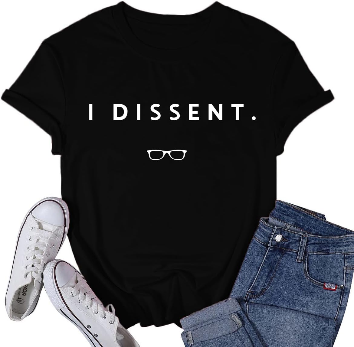 RBG Tshirts for Women Human Rights Equality Shirts I Dissent Tee Tops