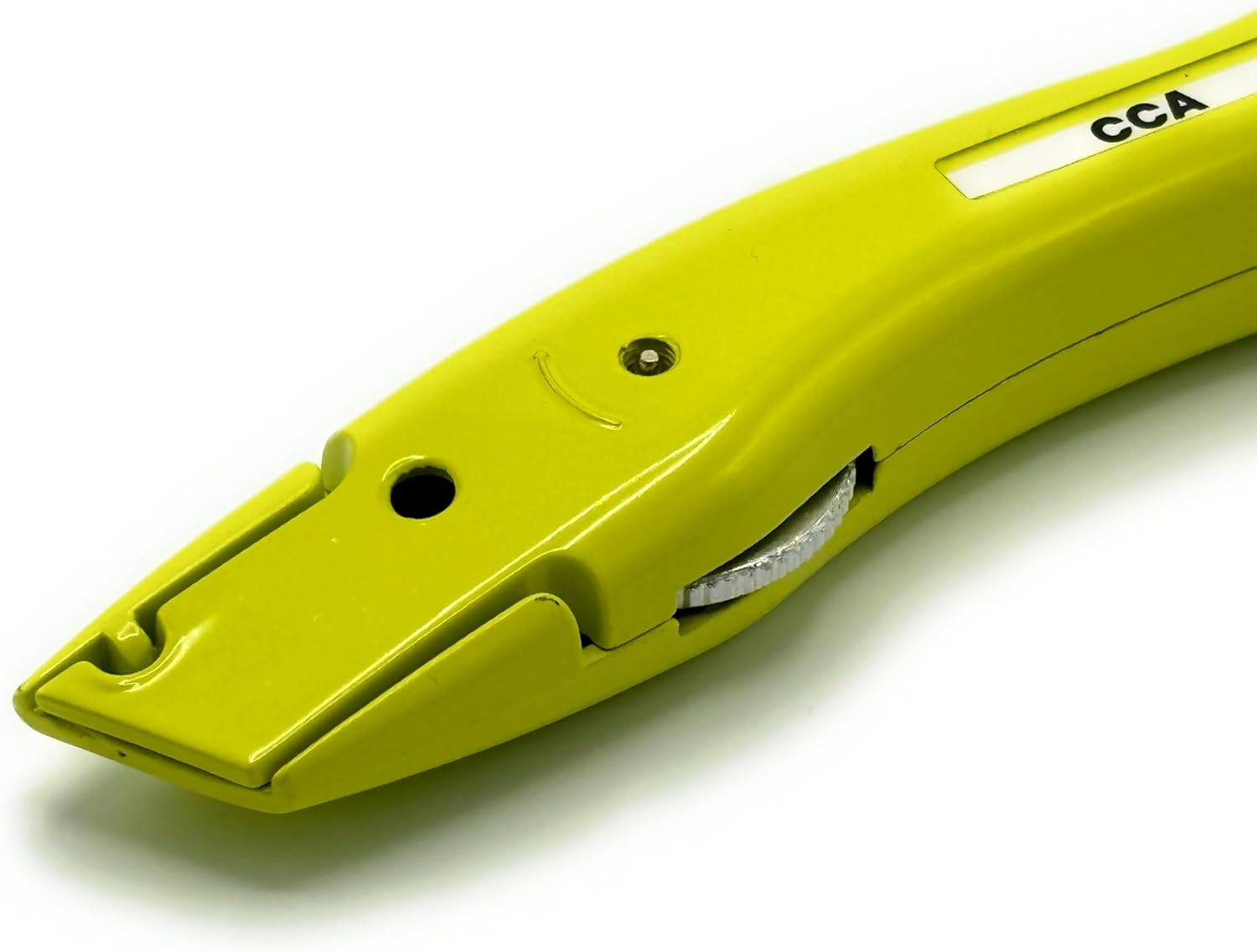 CCA Yellow Carpet cutter tool with yellow holder for the professional and DIY installer