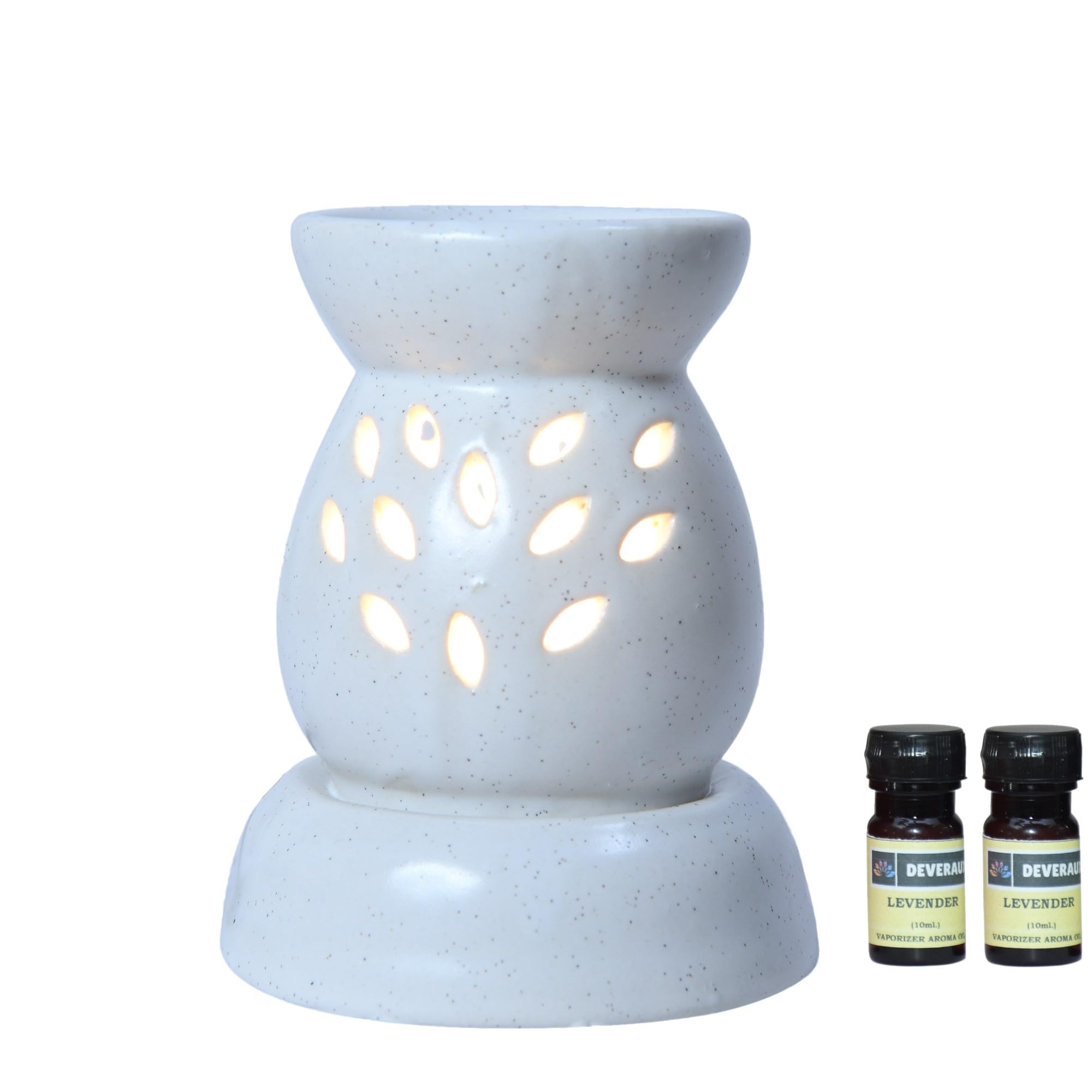 DEVERAUX Brand White Electric Diffuser with 2 Bottle Fragrance Oil 15ml Each Lemon Grass & Lavender Oil. (B08X1NMHMF) Amazon Price History, Amazon Price Tracker