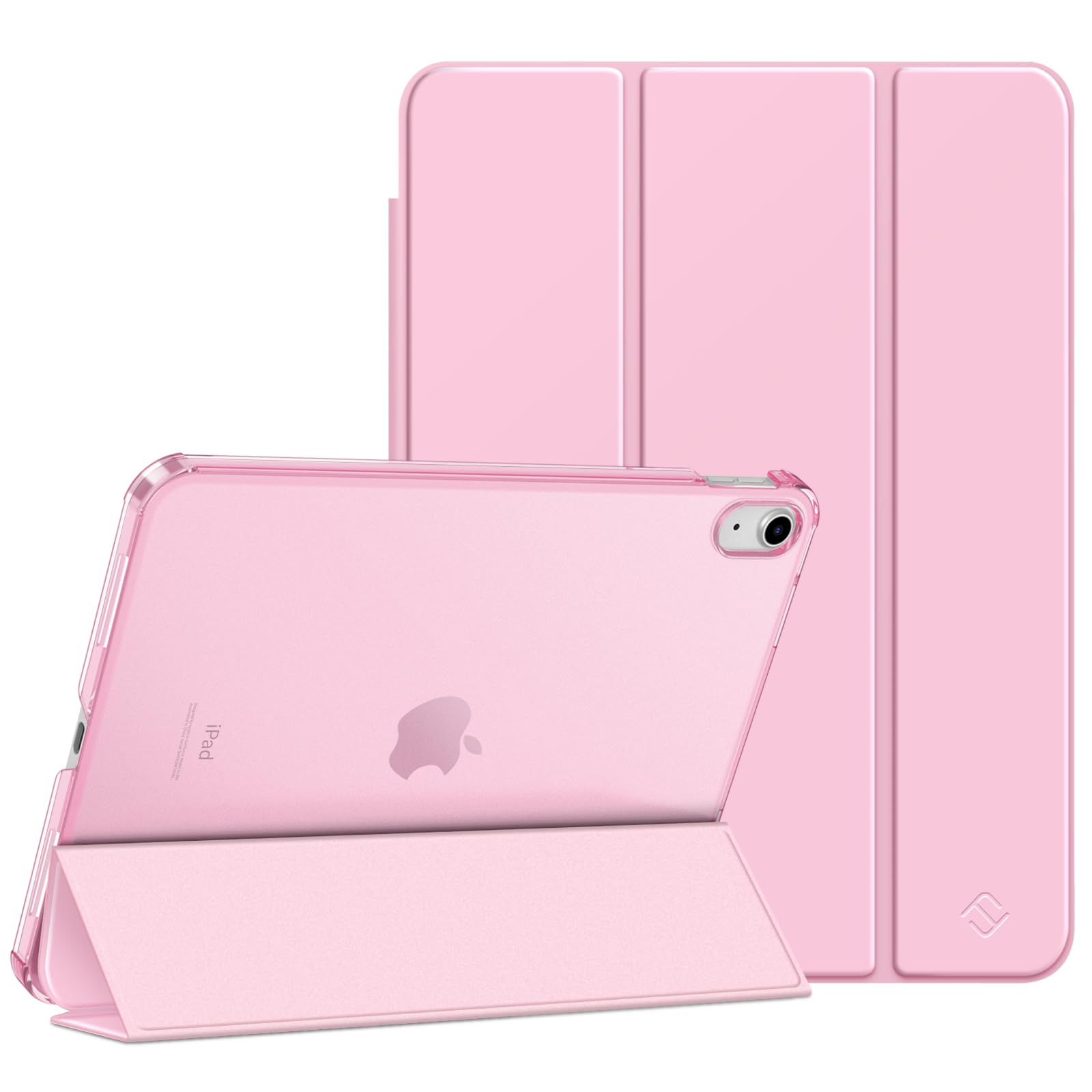 Fintie Hülle für iPad 11. Generation 2025 11 Zoll (A16), iPad 10. Generation 10.9 Zoll 2022 - Ultradünn Schutzhülle mit transparenter Rückseite Abdeckung Case Cover, Auto Schlaf/Wach, Rosa