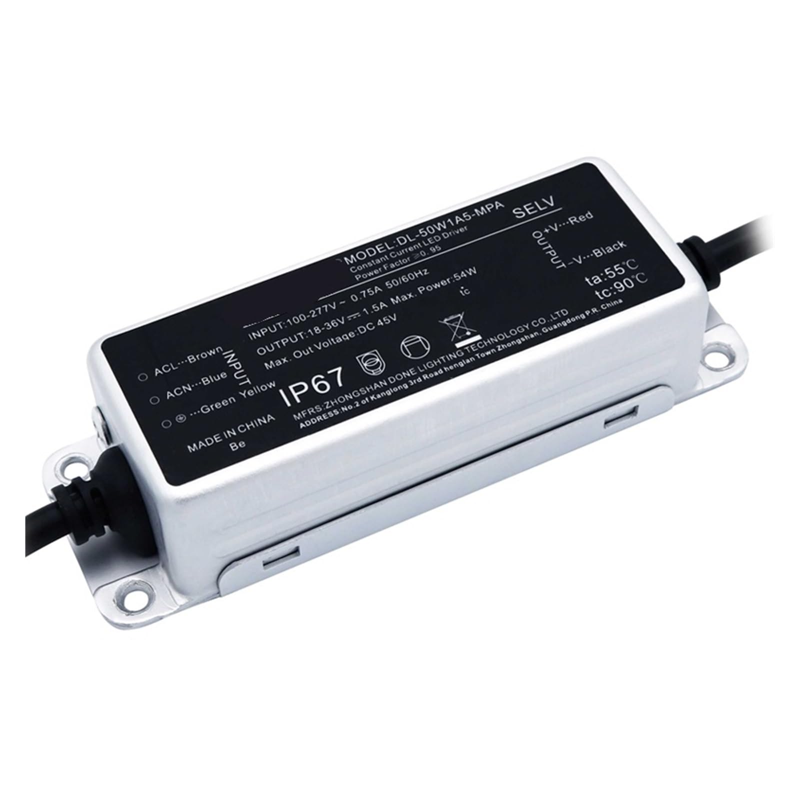 Ballast de lampadaire 28W DL-30W900-MPA DC18-36V