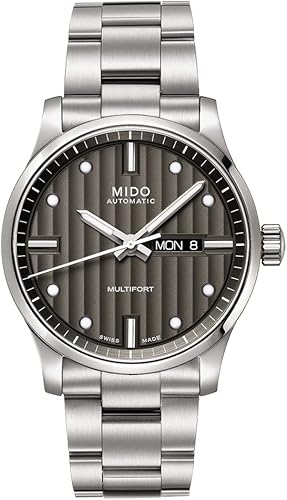 Mido de los hombres mido-m0054301106180Multifort Analog Display SwissReloj automático plata