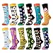 Belloxis Socken Damen 39-42 Lustige Bunte Kuschelsocken Personalisierte Geschenke (Bunte-A30, 12)
