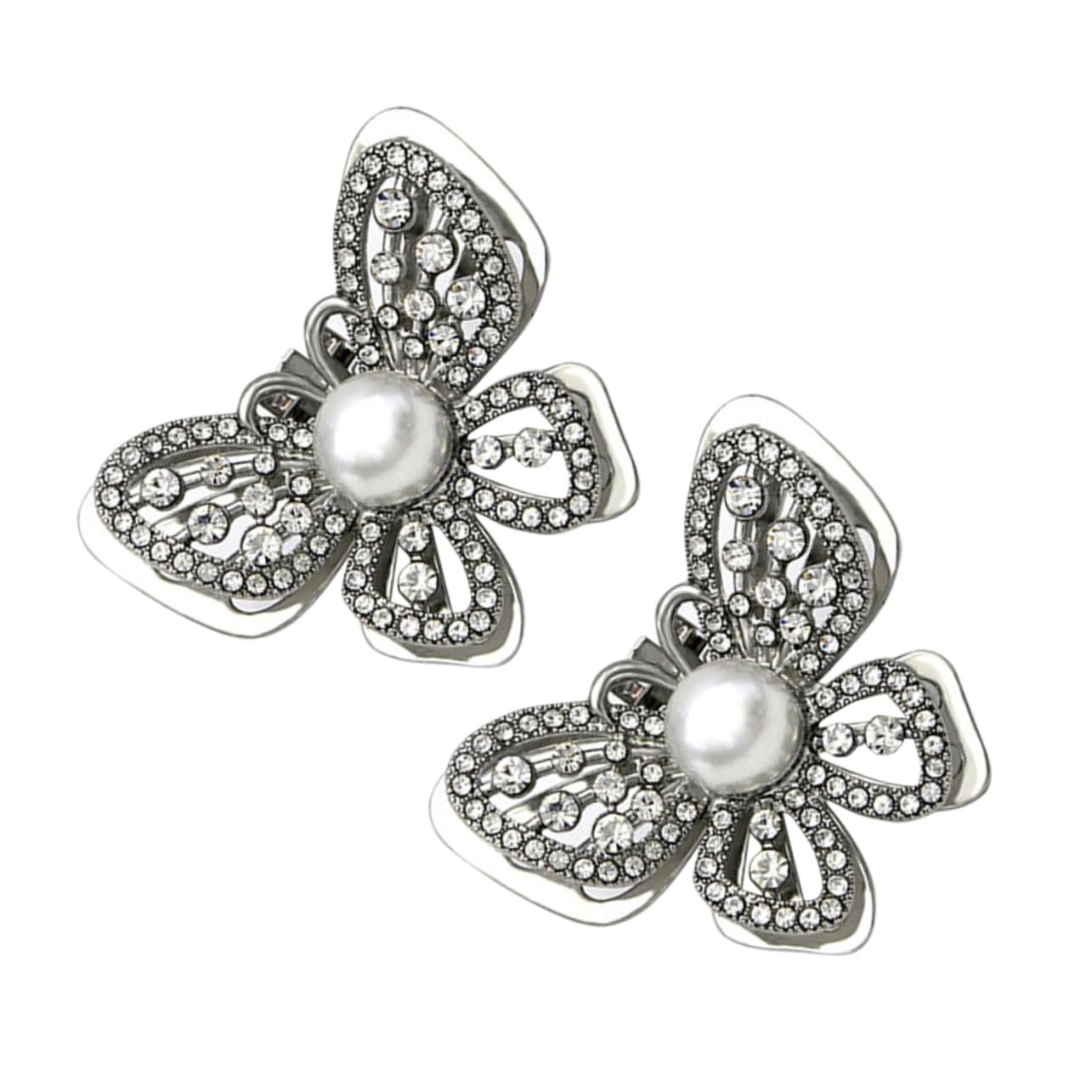 Healeved Clip per Scarpe Sposa con Decorazioni Chic per e Pumps Accessorio per Cerimonie e Cristallo