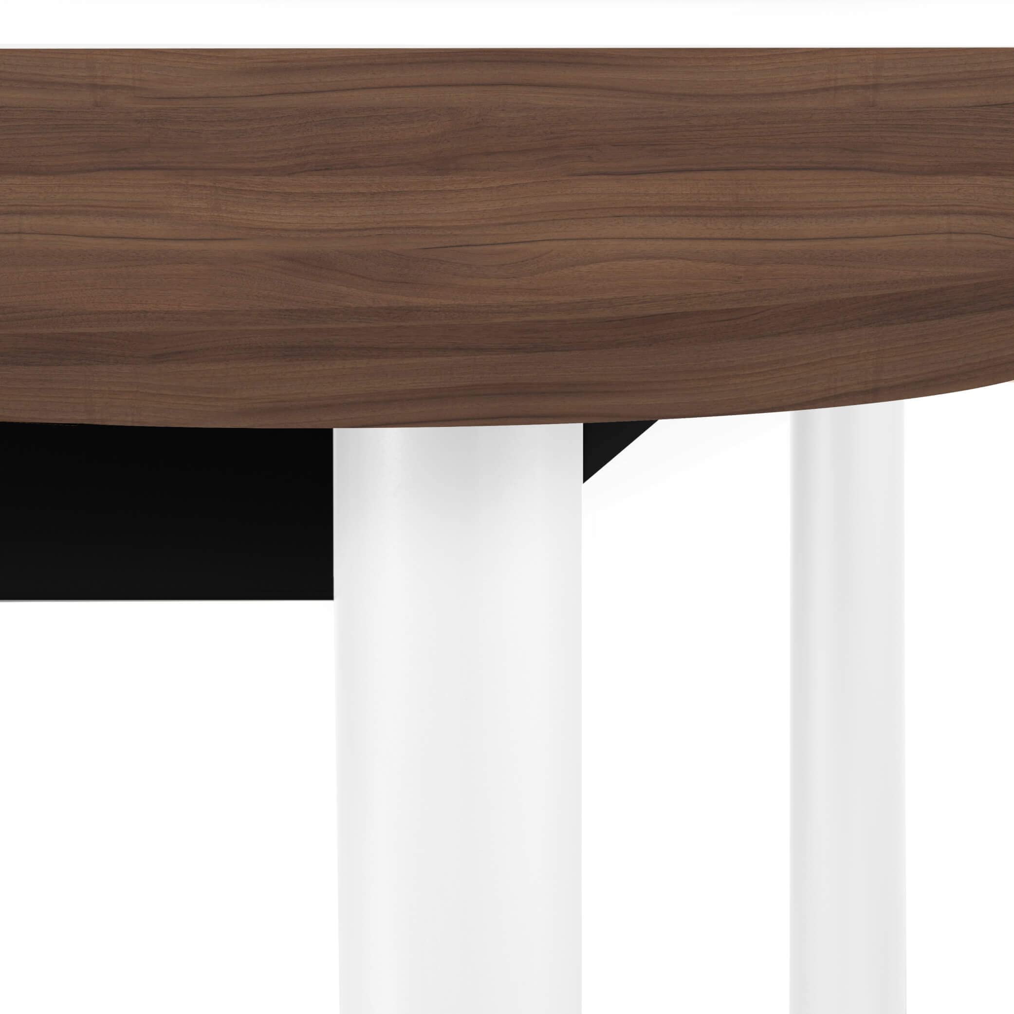 Weber Büro Optima - Tavolo da riunione professionale, ovale, 200 x 100 cm, 4-6 persone