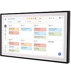 Pronext Calendar, 15.6 inch Digital Calendar & Chore Chart, Rechargeable Full HD Touchscreen Display, Portable Smart Family Organizer, Event Planner, Perfect for Family Schedules - Wall Mount Included