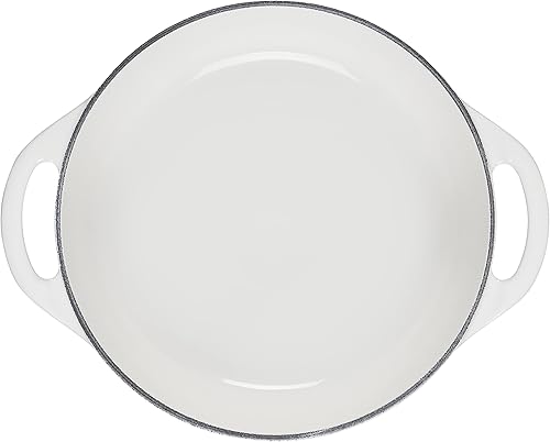 Miniatura 4 de Le Creuset Horno holandés redondo de hierro fundido esmaltado 275 cuartos de galón blanco