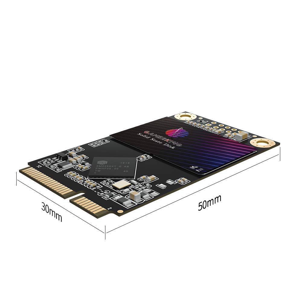 SSD Msata 1 TB GamerKing Wewnętrzny dysk półprzewodnikowy do laptopów stacjonarnych SATA III 6 Gb/s 512 gb 256 gb 128 gb 64 gb wysokowydajny dysk twardy (1 TB, MSATA)