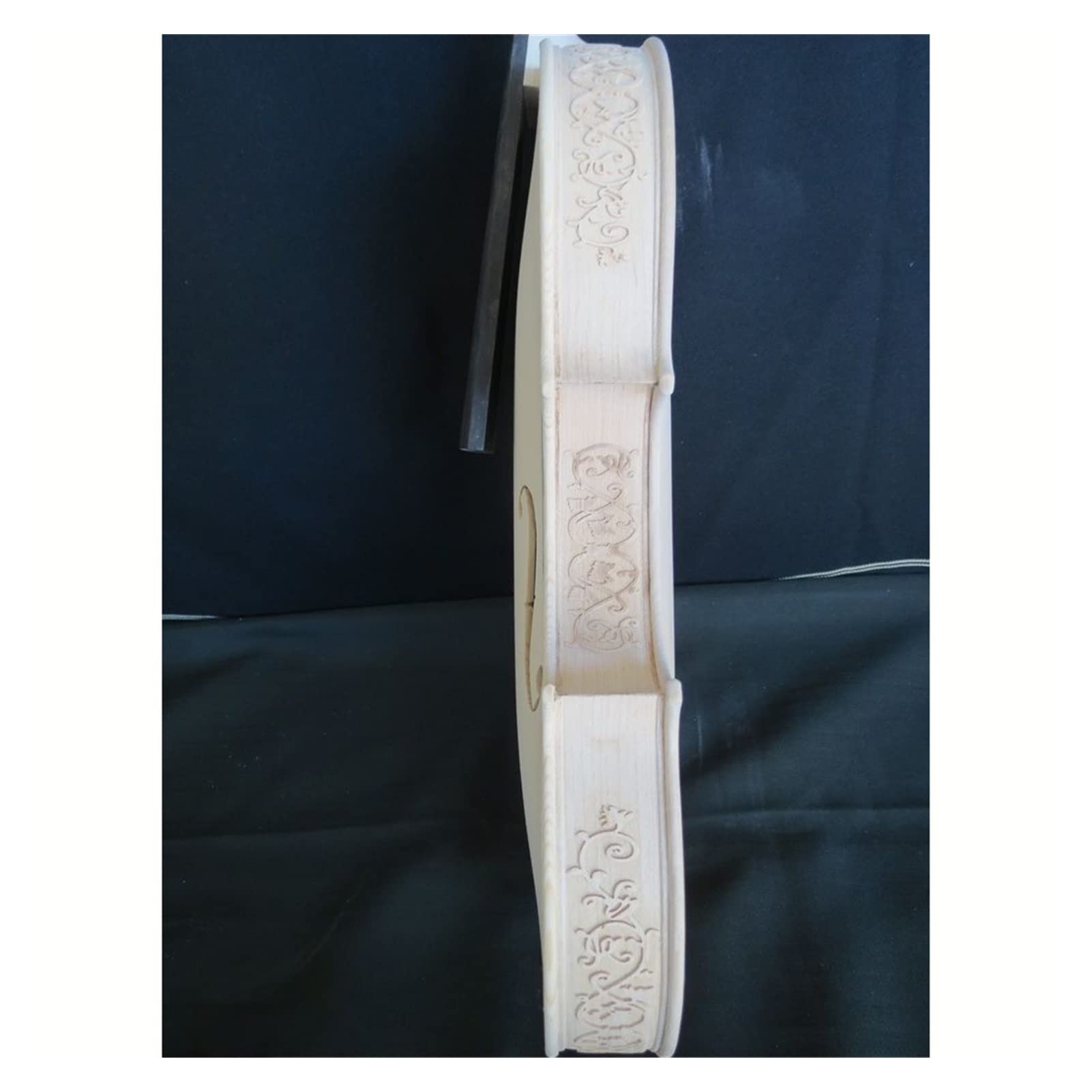 Violino Violino Incompiuto 4/4, Intarsio Superiore E Posteriore, Costola Scolpita E Collo # 10537 4 Strumenti Di Corda Violino Violino