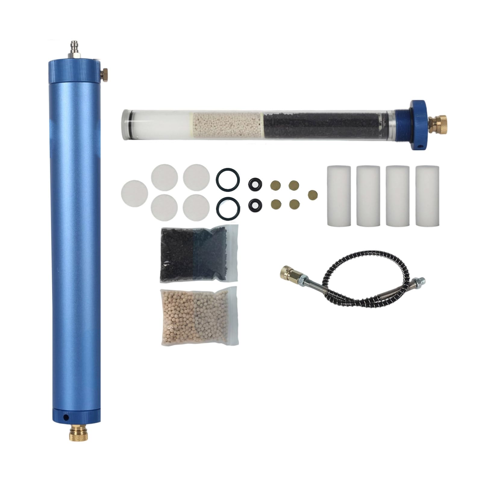 Filtro de compresor neumático de fácil instalación que elimina las partículas de aceite de las líneas de suministro de aire para ambientes húmedos, filtro de compresor de aire