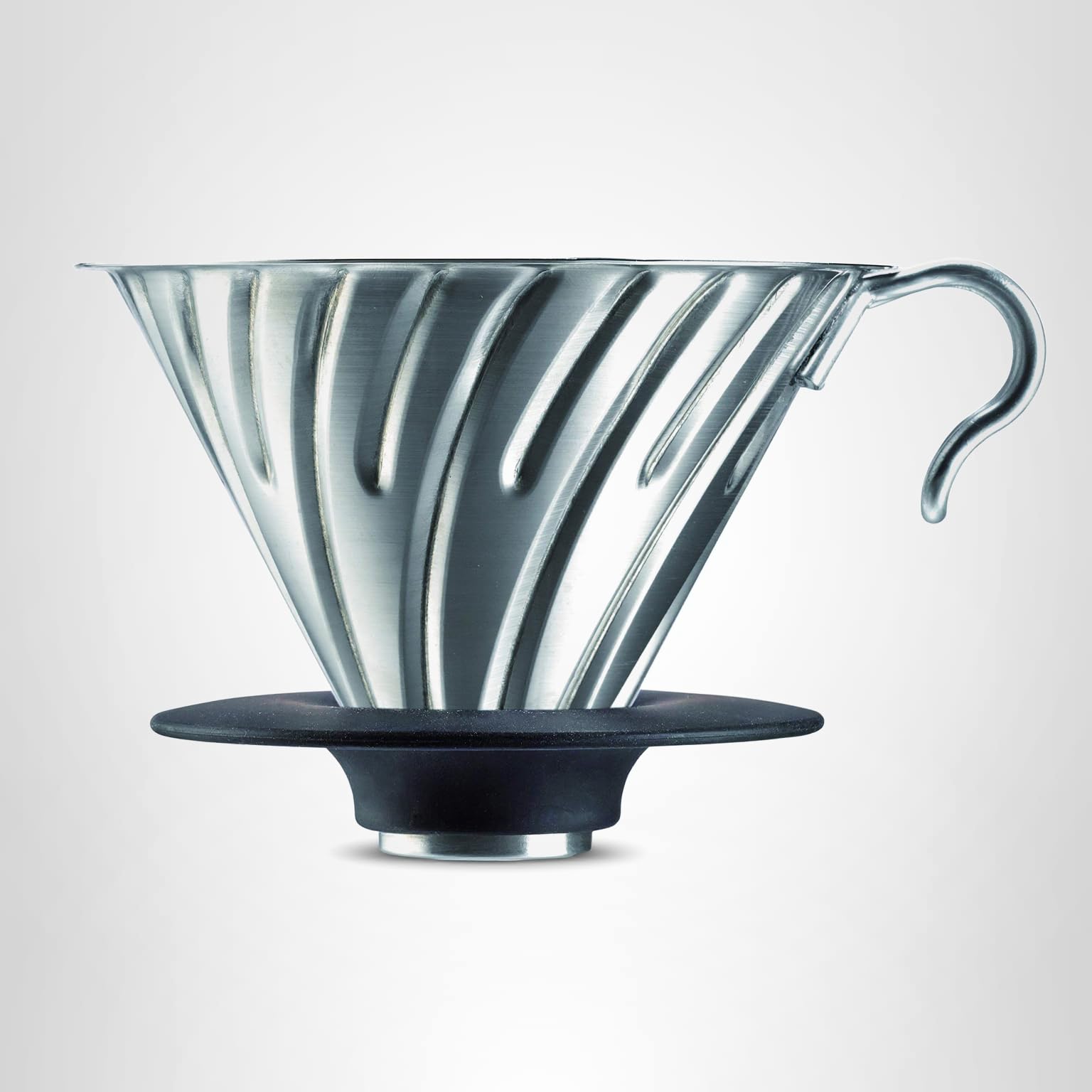 Amazon｜HARIO(ハリオ) V60メタルドリッパー 食洗機対応 シルバー 1-4