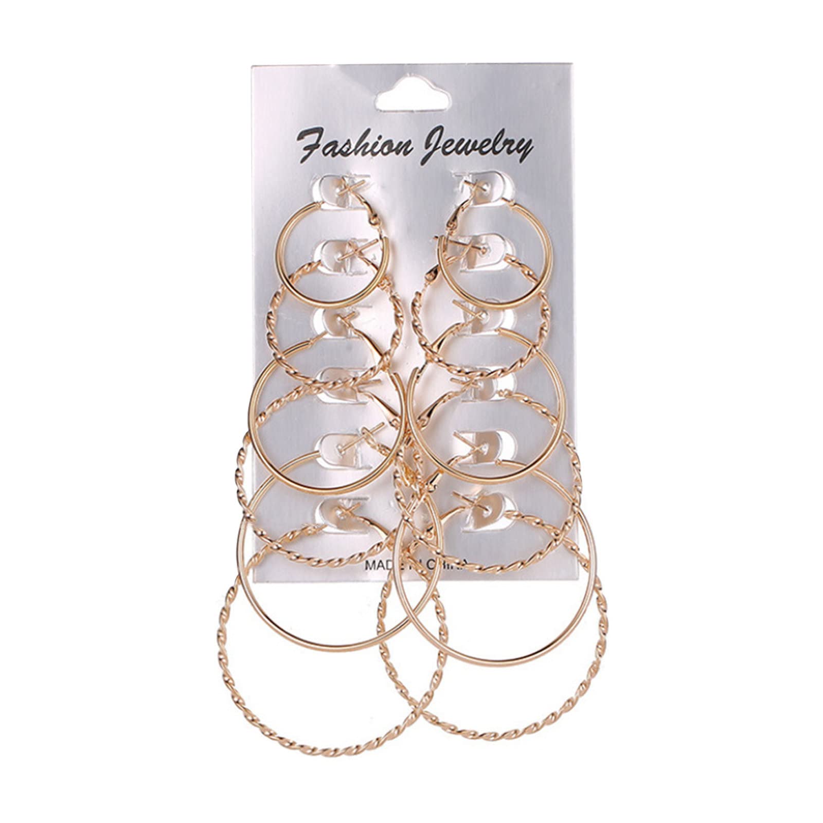 Boucles d'oreilles énormes légères pour femmes aux lobes sensibles - 6