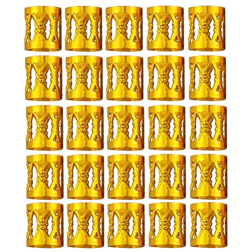 Pingentes decorativos de argolas de cabelo Frcolor, anéis de trança de cabelo