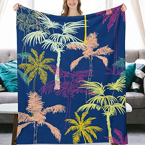 Couverture polaire couleur cocotier flanelle légère et décorative pour lit