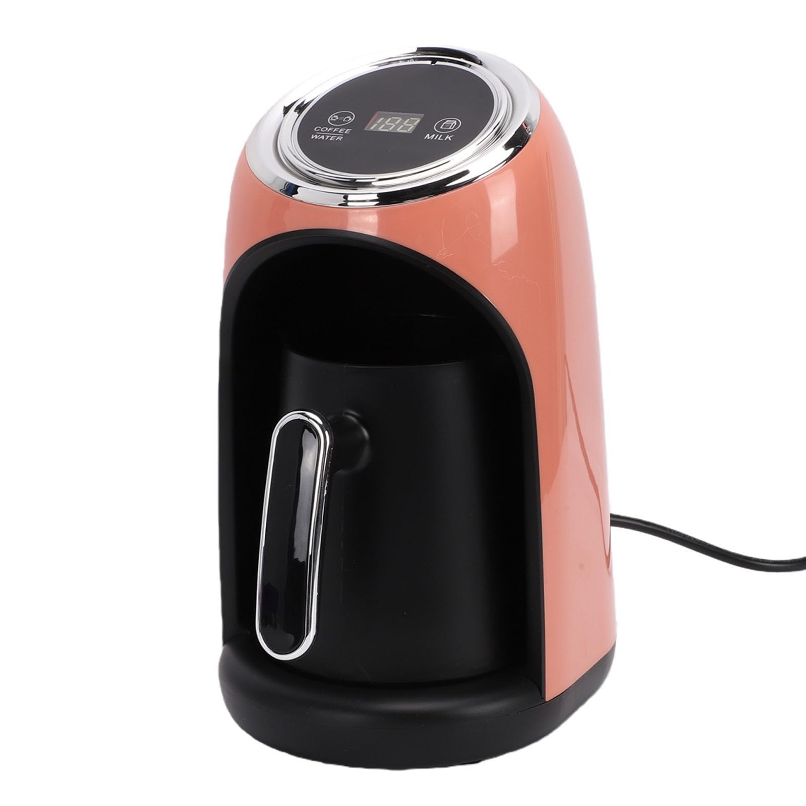 Brrnoo Macchina per Caffè Turco 600ml, 600W, Portatile per Bevande Calde, | Bollitore Elettrico in PP, Infusore per tè, Scaldalatte, Ideale per Ufficio e Casa, Pronto per Viaggi, Scalda Bevande calde.