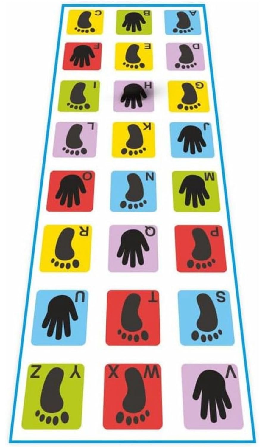 Ramkia Hopscotch Game | Jumbo Kids Play Mat (40″ X 108″ Inches) | Unique Balancing Game | Large Size For 3 Years And Up, Multicolor Ramkia Hopscotch Game | Jumbo Kids Play Mat (40″ X 108″ Inches) | Unique Balancing Game | Large Size For 3 Years And Up, Multicolor