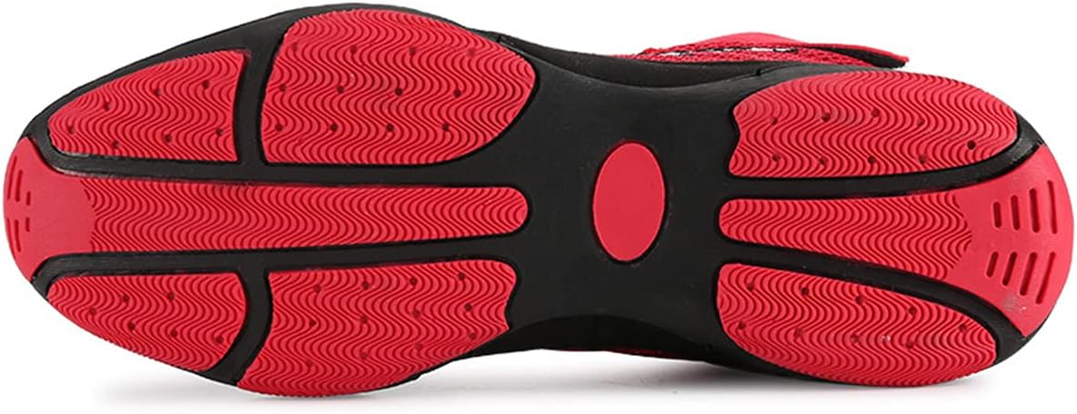DAMANDO High Top Boxing Shoes, High Traction Boxer Boots Durable Wrestling Shoes Lightweight Weightlifting Training Shoes for Wrestlers Men Women Kids