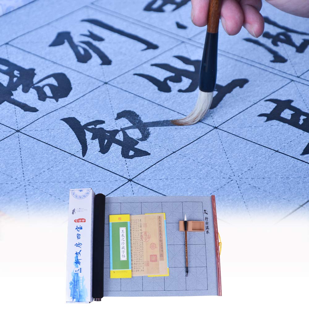 Reescribible no necesita tinta china caligrafía mágica agua escritura juego para alumno 140 cm x 46 cm